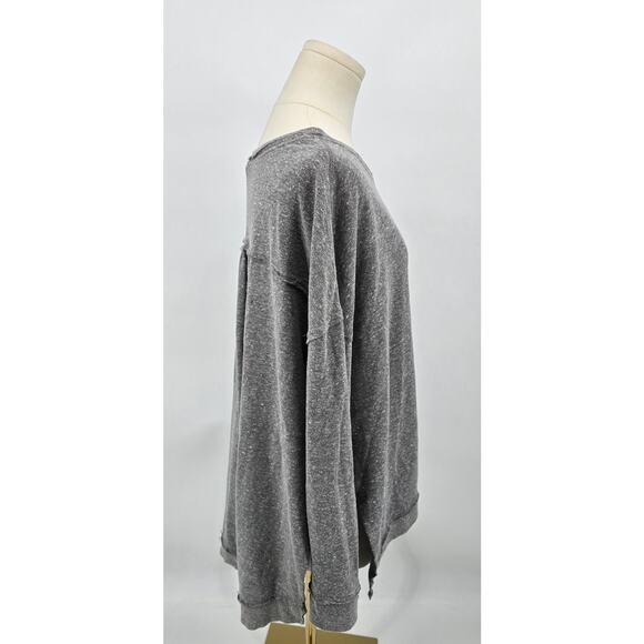 Z Supply Triblend Pullover – Heather Grey – Size L - Picture 2 of 7